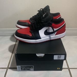 Jordan 1 Low Bred Toe